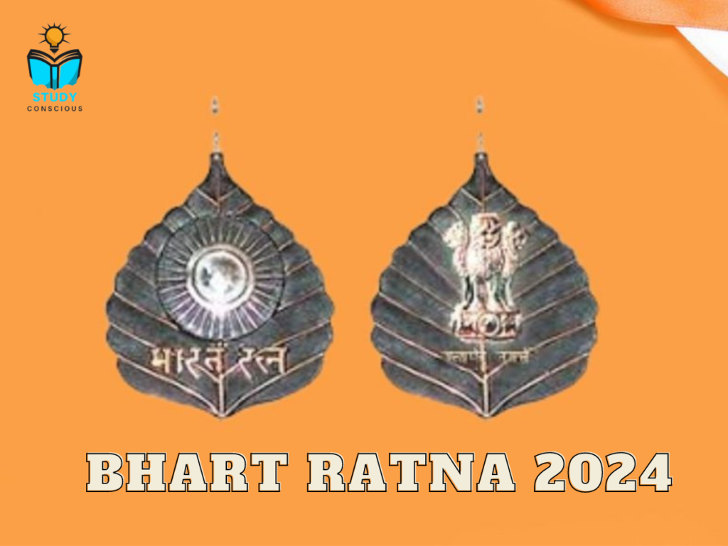 Who were the recipients of the Bharat Ratna award in 2024? Study