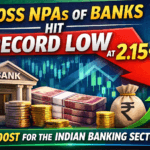 Gross NPAs of Banks Hit Record Low at 2.15% || Big Boost for the Indian Banking Sector create a thumbnail
