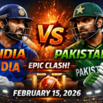 India–Pakistan Cricket Match Scheduled for February 15, 2026