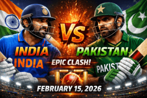 India–Pakistan Cricket Match Scheduled for February 15, 2026