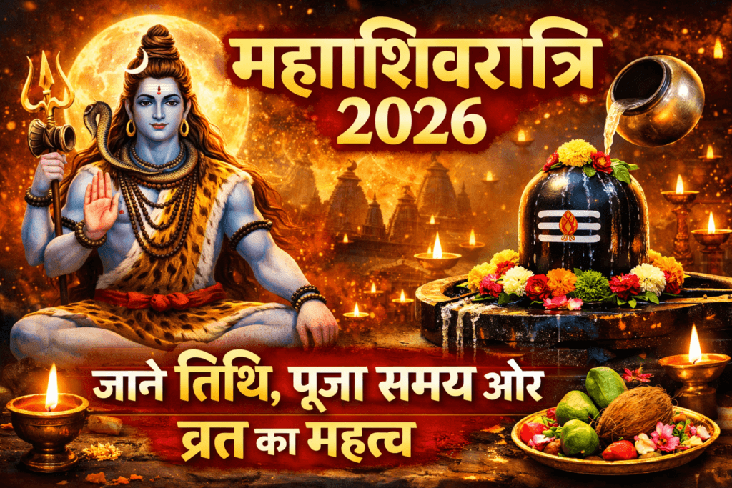 महाशिवरात्रि 2026: जानिए तिथि, पूजा समय और व्रत का महत्व