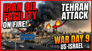 Iran Oil Facilities पर Strike: US-Israel War के 9वें दिन Tehran में ज़हरीला धुआं