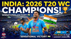 INDIA Win ICC Men’s T20 World Cup 2026