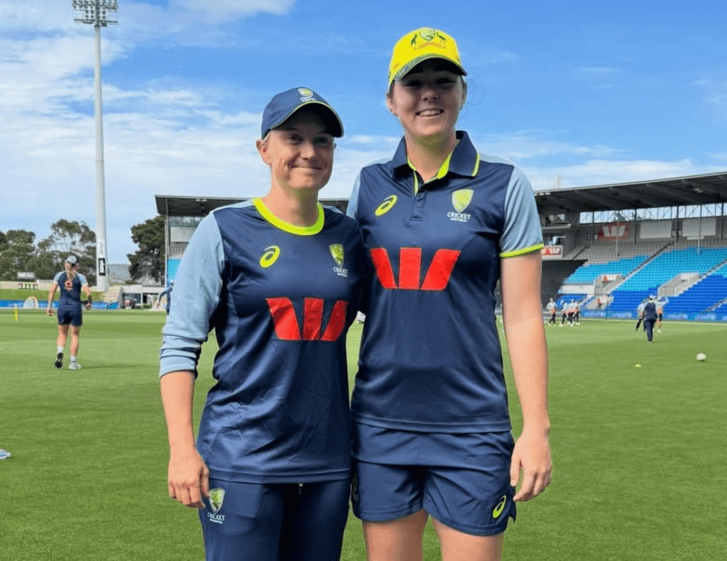 Lucy Hamilton Debut vs India