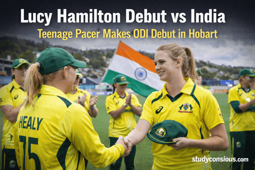 Lucy Hamilton's ODI debut moment