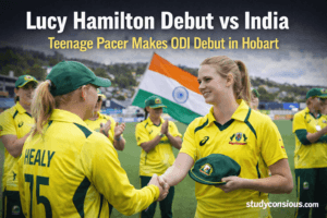 Lucy Hamilton's ODI debut moment