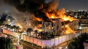 Iranian Drones Strike U.S. Embassy in Riyadh — Fire, Damage Reported